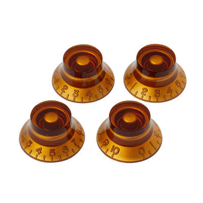 Gibson PRHK-030 Top Hat Knobs (Vintage Amber)(4 pcs.)