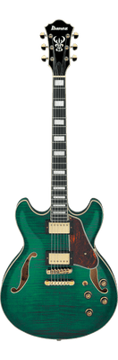 Ibanez AS93FM - Transparent Moss Green