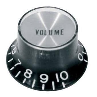 KB-134-V Bell knob - Black & Chrome