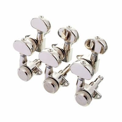 Kluson Backlock Tuner MBG33N 3+3 90° Nickel