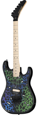 Kramer Baretta Custom Graphics “Feral Cat” - Rainbow Leopard