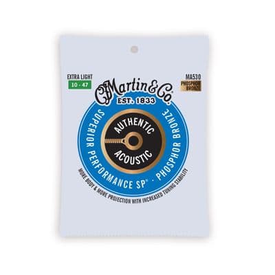 Martin Authentic Acoustic SP® Guitar Strings Phosphor Bronze - 10-47