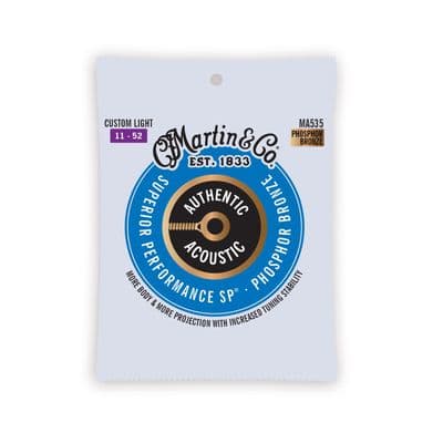 Martin Authentic Acoustic SP® Guitar Strings Phosphor Bronze - 11-52