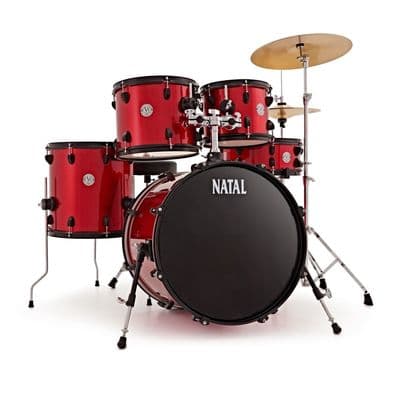 Natal Evo 22 Complete Drum Outfit - Red