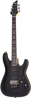 Schecter Demon 6 Floyd Rose - Aged Black Satin