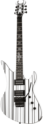 Schecter Synyster Standard Gloss White with Black Pinstripes