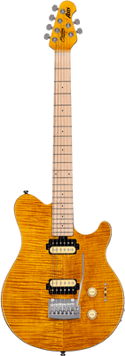 Sterling By MusicMan Axis Flame Maple - Trans Gold