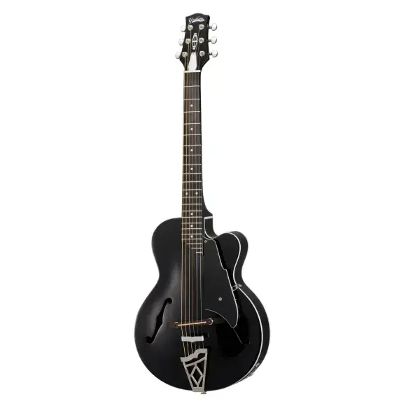 Vox Giulietta VGA-3PS Archtop Guitar - Trans Black