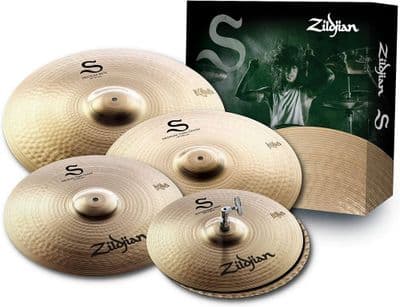 Zildjian S Family Series Performer Cymbal Box Set - 14 Inch Hi-Hats, 16 Inch/18 Inch Crash, 20 Inch