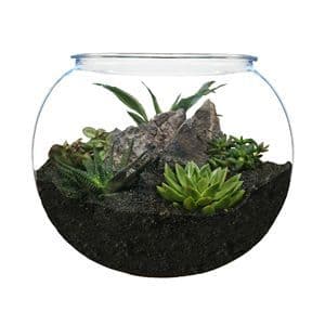 Aquarium Acrylic Bowl Globe 37L, H42xd45cm