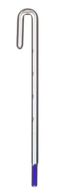 Blau Hang on Glass Thermometer 8mm