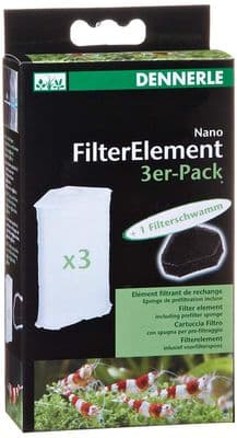 Dennerle  Nano FilterElement 3 Pack