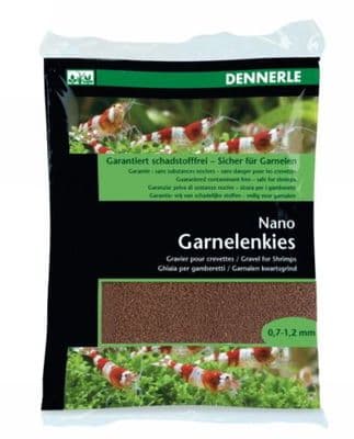 Dennerle Nano Shrimp Gravel, Borneo Brown 2 kg