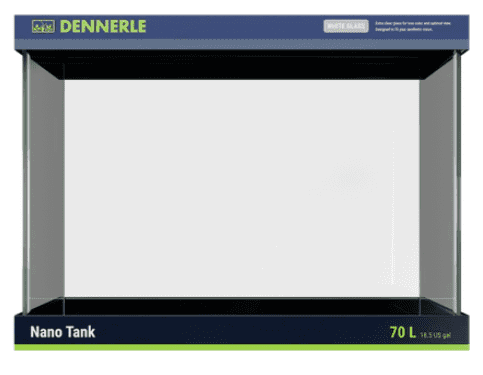 Dennerle Nano Tank White Glass  70L, 50x39x36cm