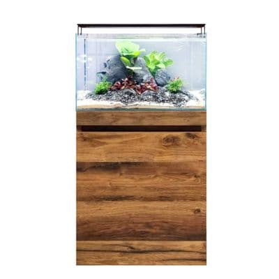 Fluval  Visi-White 60 Aquarium Set, 78L, Hunton Oak