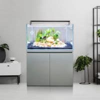 Fluval  Visi-White 90 Aquarium Set, 202L, Dusty Grey