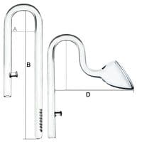 Lily Pipe Aquarium Inflow and Outflow Set 12/16mm