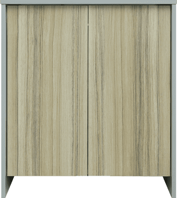 Superfish Scaper Design Cabinet Stand 140 - 77x45cm Grey/Coco