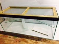 design 1 Hamster , Gerbil, Mice Tank with lid and shelf and ladder 36 x 15 x 15