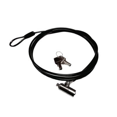 armourdog® 1.5m high quality grade steel security cable with WEDGE LOCK