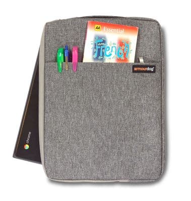 armourdog® Chromebook carry case in grey