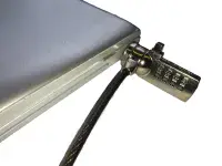 armourdog® combination system lock with 1.5m tempered steel cable Kensington slots