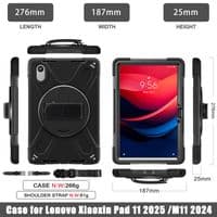 armourdog® rugged case for Lenovo Pad 11 (TB335) tablet with hand/shoulder strap and kick stand
