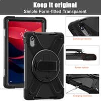armourdog® rugged case for Lenovo Pad 11 (TB335) tablet with hand/shoulder strap and kick stand