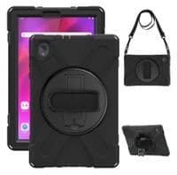 armourdog® rugged case for Lenovo Tab K10 tablet with hand/shoulder strap and kick stand