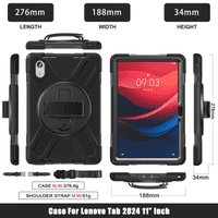 armourdog® rugged case for Lenovo Tab K11 & k11E tablet with hand/shoulder strap and kick stand