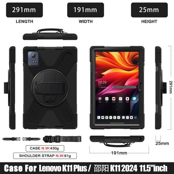 armourdog® rugged case for Lenovo Tab K11 Plus 11.45