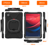 armourdog® rugged case for Lenovo Tab M11/K11 tablet with hand/shoulder strap and D-Ring stand