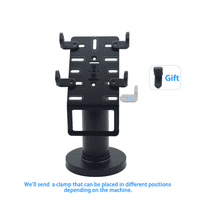 armourdog® tilt and swivel universal payment terminal holder in black or white