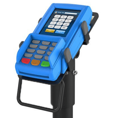 armourdog® tilt and swivel universal payment terminal holder in black or white