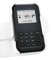 Fixed desk mount with WisePad3 bracket