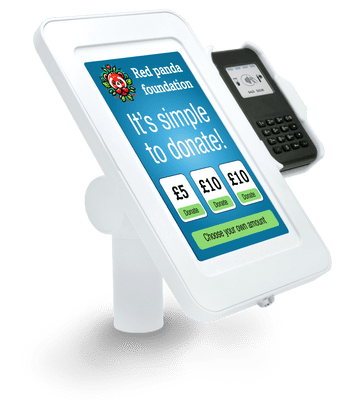 Fixed desk mount with WisePad3 bracket