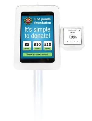 Freestanding floor mount with SumUp Solo bracket