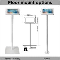 locpad® anti-theft tablet kiosk for the Apple 2017 / 2018 9.7 iPad or iPad Air 1