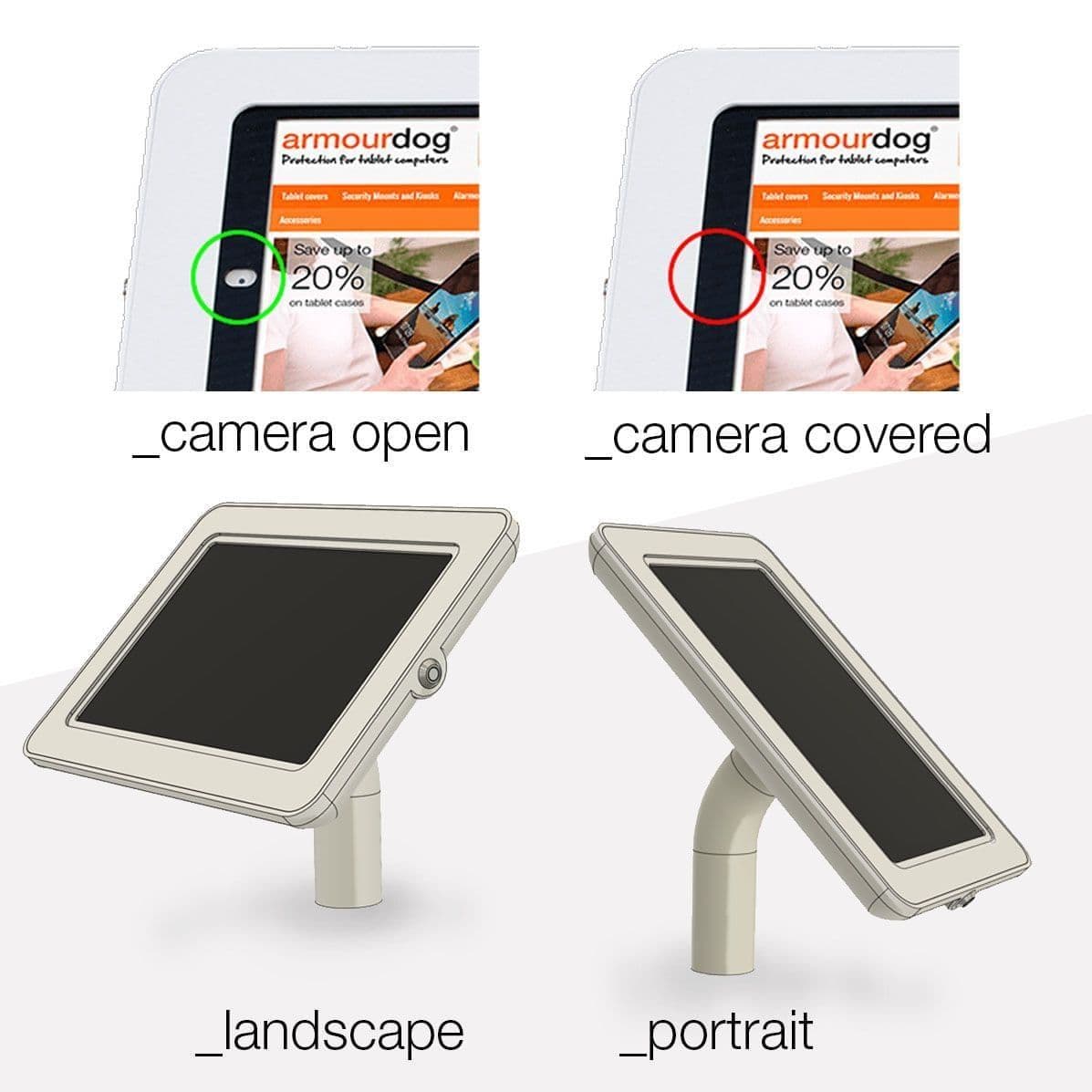 locpad anti-theft tablet kiosk for the Lenovo Tab 2024 10 1