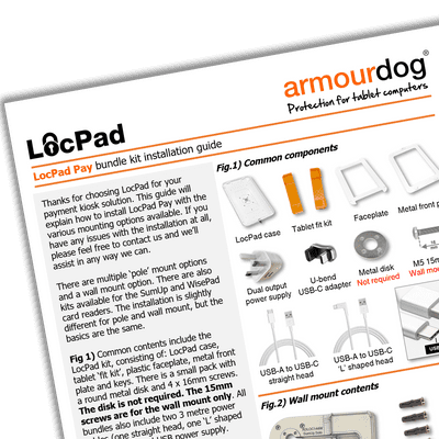 locpad pay Installation Instructions