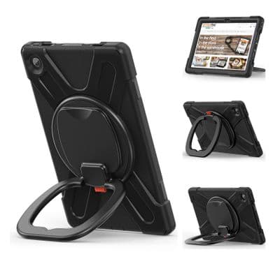 Microsoft Surface Go 2/3/4 rugged case with kick stand & tempered glass screen protector