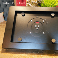 modloc® modular steel tablet security enclosure kiosk with clamp mount