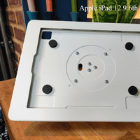 modloc® modular steel tablet security enclosure kiosk with clamp mount