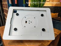 modloc® modular steel tablet security enclosure kiosk with desk mount