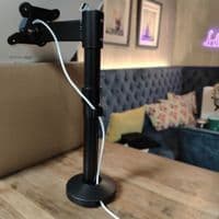 modloc® modular steel tablet security enclosure kiosk with pole mount