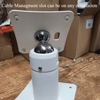 modloc® modular steel tablet security enclosure kiosk with Ultraflex mount