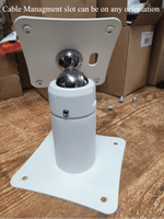 modloc® modular steel tablet security enclosure kiosk with Ultraflex mount