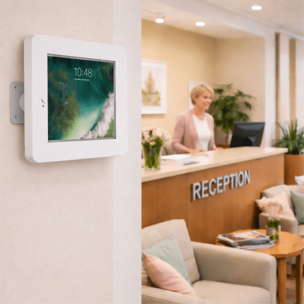 modloc modular steel tablet security enclosure kiosk with Ultraflex ...