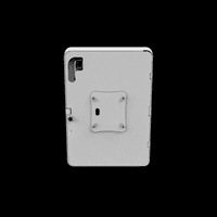 modloc® modular steel tablet security enclosure kiosk with Ultraflex wall mount
