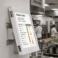 modloc® modular steel tablet security enclosure kiosk with wall mount
